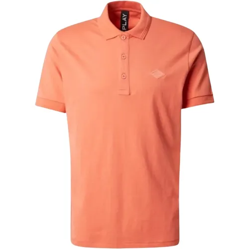 Herren Basic Logo Polo , Herren, Größe: 2XL - Replay - Modalova