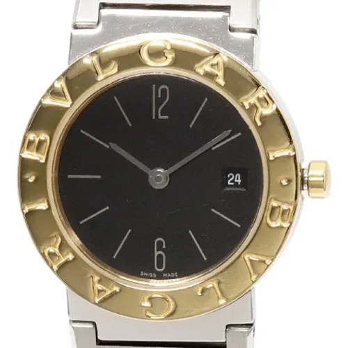 Pre-owned Watches, female, , Size: ONE SIZE Pre-owned Stainless Steel watches - Bvlgari Vintage - Modalova