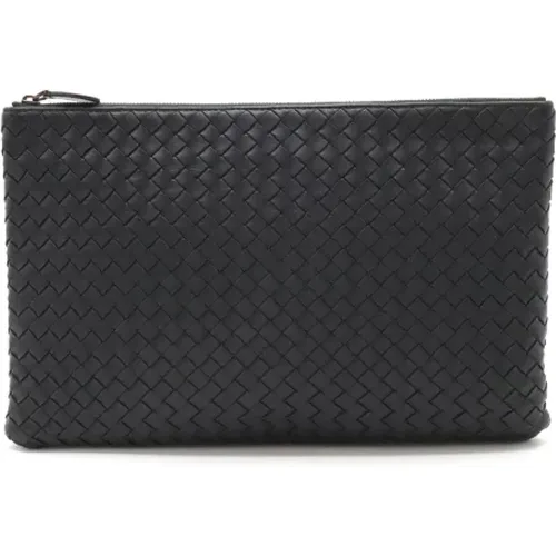 Pre-owned Clutches, female, , Size: ONE SIZE Pre-owned Leather clutches - Bottega Veneta Vintage - Modalova