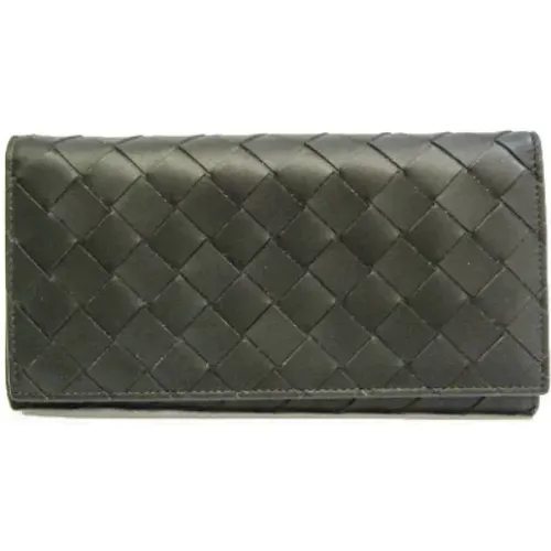 Pre-owned Leather wallets , female, Sizes: ONE SIZE - Bottega Veneta Vintage - Modalova