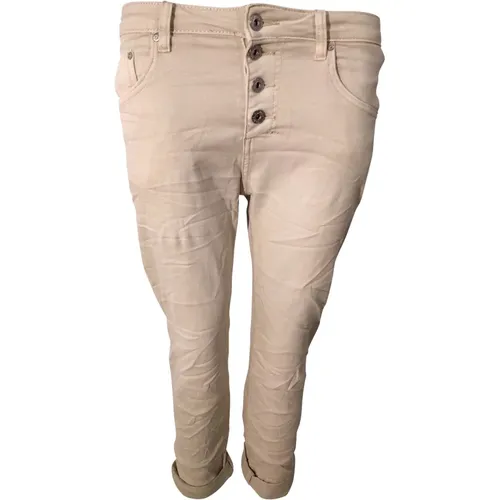 Stretchcapri pants , female, Sizes: S, M - Chica London - Modalova