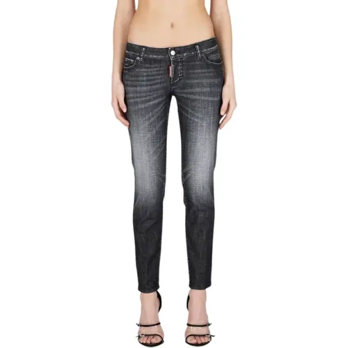 Schwarze Skinny Jennifer Jeans - Dsquared2 - Modalova