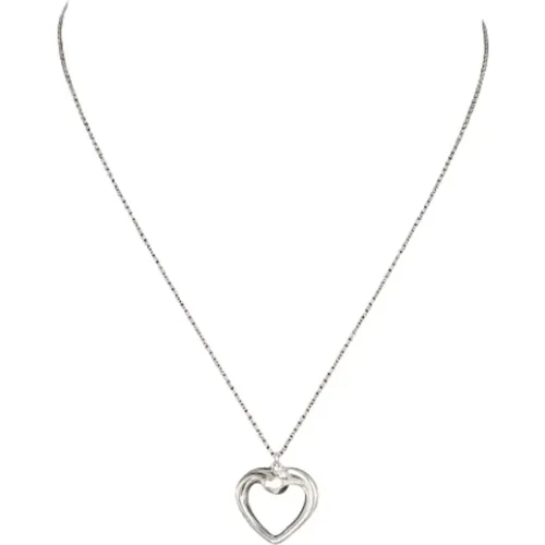 Pre-owned Silver necklaces , female, Sizes: ONE SIZE - Tiffany & Co. Pre-owned - Modalova