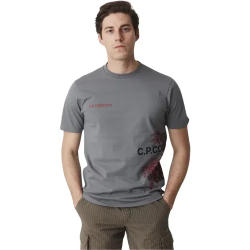 Classic T-Shirt , male, Sizes: S, XL - C.P. Company - Modalova