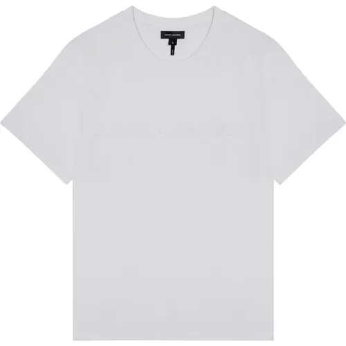 Kurzarm Rundhals T-Shirt , Damen, Größe: M - Marc Jacobs - Modalova