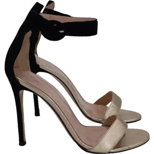 Pre-owned Sandals, female, , Size: 8 US Pre-owned Leather sandals - Gianvito Rossi Pre-owned - Modalova