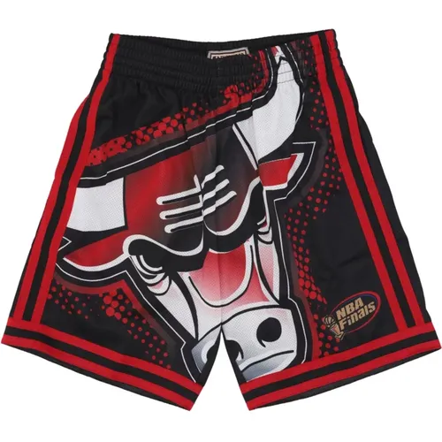 Sportswear, male, , Size: L Chicago Bulls Basketball Shorts Black - Mitchell & Ness - Modalova