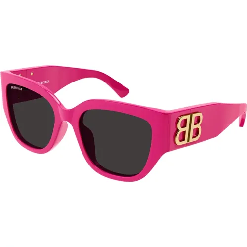 Bb0323Sk 005 Sunglasses , female, Sizes: 55 MM - Balenciaga - Modalova