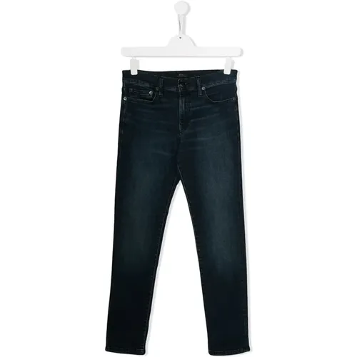 Jeans mit Knopfleiste und Whiskers - Polo Ralph Lauren - Modalova