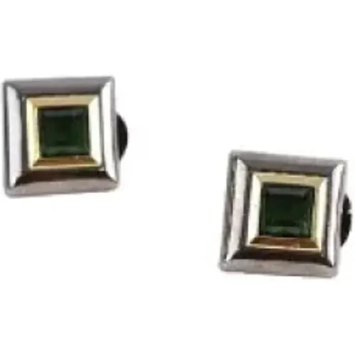 Pre-owned Jewellery, female, , Size: ONE SIZE Pre-owned Metal earrings - Yves Saint Laurent Vintage - Modalova