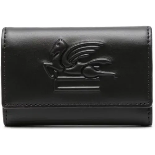 Grey Pegaso Keychain Wallet , male, Sizes: ONE SIZE - ETRO - Modalova
