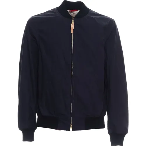 Mens Clothing Jackets Coats Navy Ss24 , male, Sizes: 2XS, XS, S, 4XS, 3XS - Manifattura Ceccarelli - Modalova