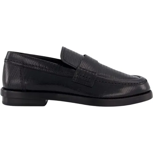 Loafers, male, , Size: 9 US Leather Sole Jupiter Shoe - alexander mcqueen - Modalova