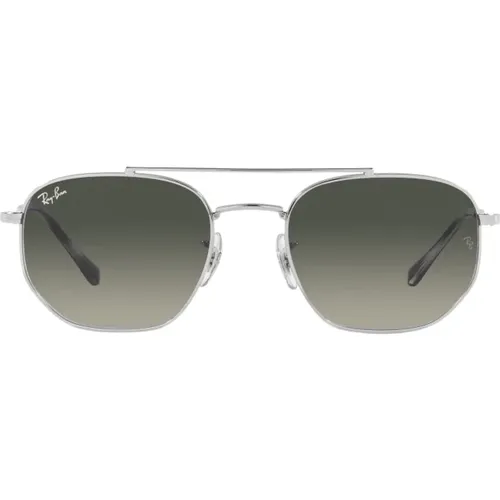 RB 3707 Silberne Metall Sonnenbrille für Männer - Ray-Ban - Modalova