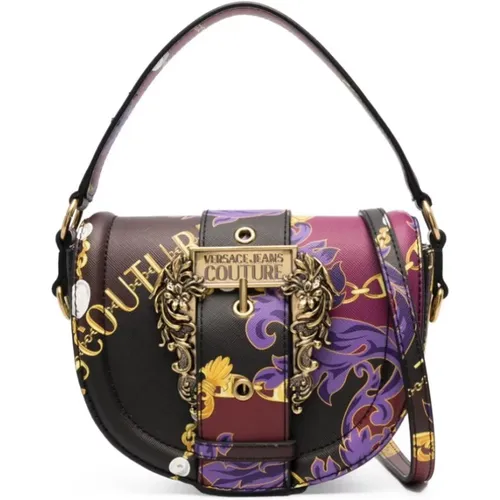 Multicolored Handbag with Detachable Shoulder Strap , female, Sizes: ONE SIZE - Versace Jeans Couture - Modalova