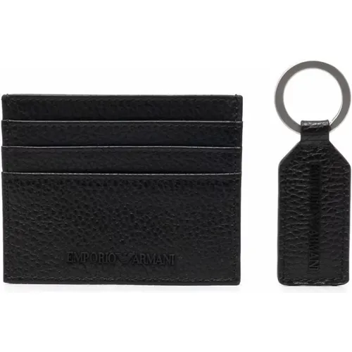 Small Leather Goods Set , male, Sizes: ONE SIZE - Emporio Armani - Modalova