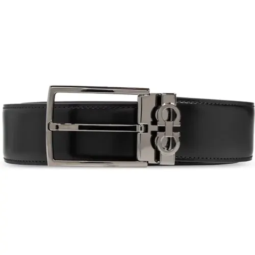 Doppelseitiger Gürtel , Herren, Größe: 95 CM - Salvatore Ferragamo - Modalova