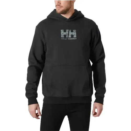 Graphic Fleece Sweatshirt for Outdoor Activities , male, Sizes: XL, L, M, S - Helly Hansen - Modalova