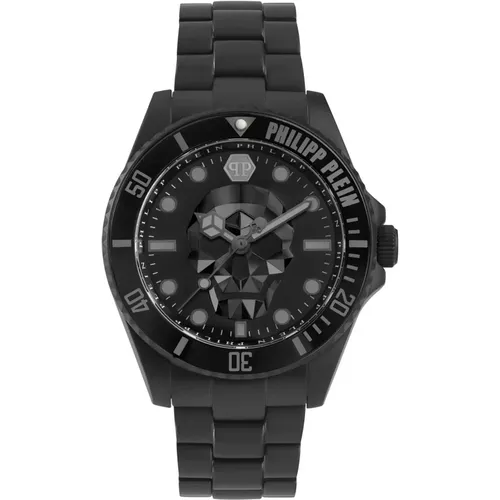 Watches, male, , Size: ONE SIZE The $kull Diver Watch - Philipp Plein - Modalova