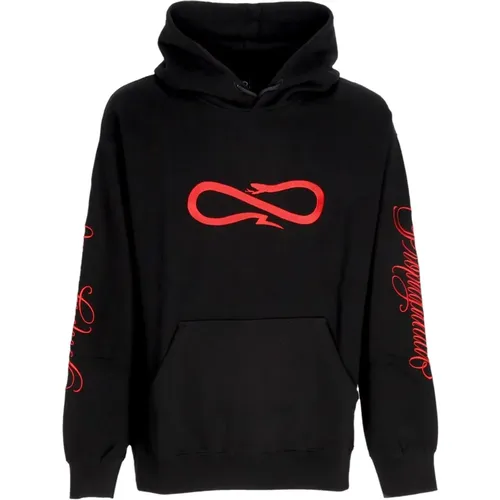 Hoodies, male, , Size: XS Demon Logo Lightweight Hooded Sweatshirt - Propaganda - Modalova