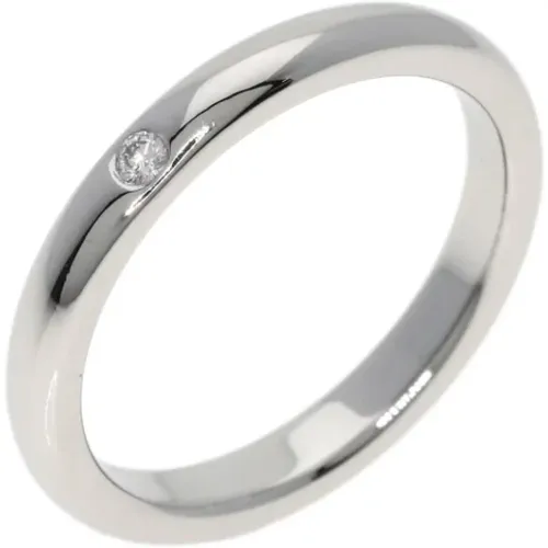 Pre-owned Jewellery, female, , Size: ONE SIZE Pre-owned Platinum rings - Tiffany & Co. Pre-owned - Modalova