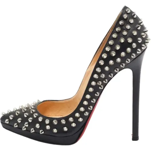 Pre-owned Pumps, female, , Size: 7 US Pre-owned Leather heels - Christian Louboutin Pre-owned - Modalova