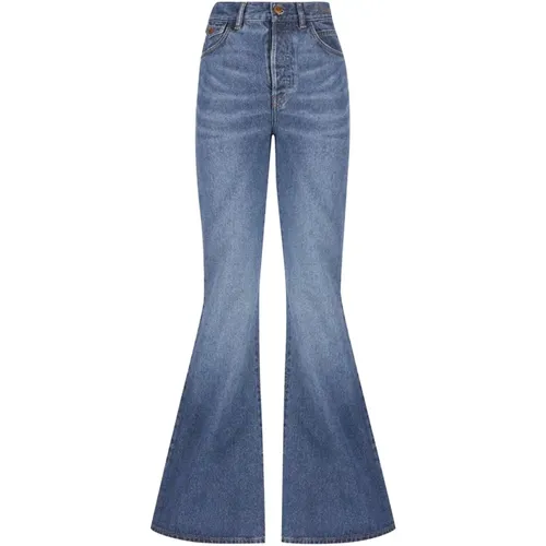 Flared Denim Jeans , Damen, Größe: W28 - Chloé - Modalova
