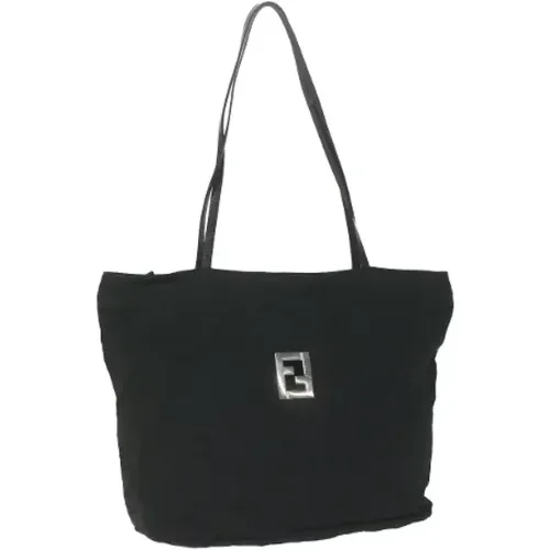 Pre-owned Tote Bags, female, , Size: ONE SIZE Pre-owned Canvas fendi-bags - Fendi Vintage - Modalova