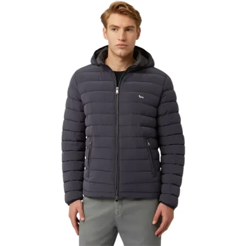 Men Technical Nylon Puffer Jacket , male, Sizes: XL - Harmont & Blaine - Modalova