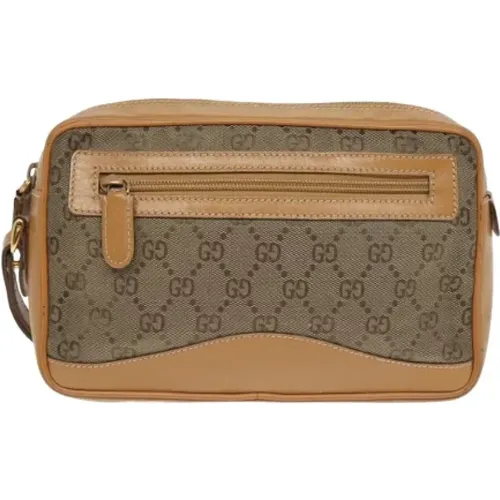 Pre-owned Canvas clutches , female, Sizes: ONE SIZE - Gucci Vintage - Modalova