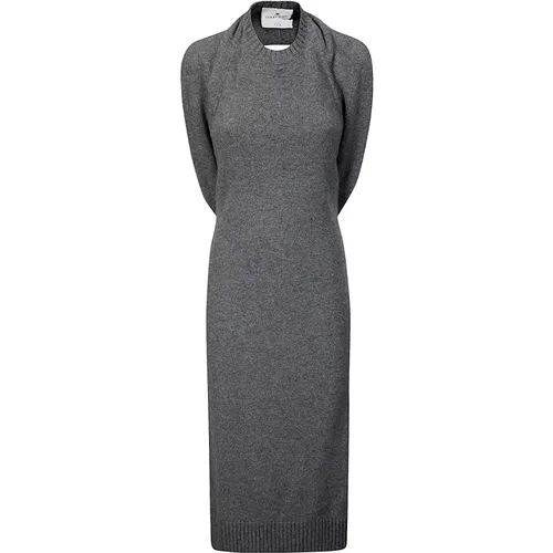 Lambswool Midi Kleid Multi-Styling - Courrèges - Modalova