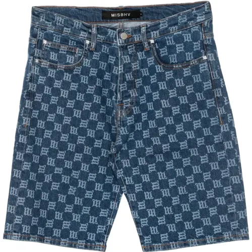 Denim Shorts, male, , Size: W30 Denim Shorts - Misbhv - Modalova