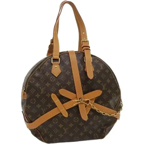 Pre-owned Shoulder Bags, female, , Size: ONE SIZE Pre-owned Canvas Louis Vuitton Bag - Louis Vuitton Vintage - Modalova