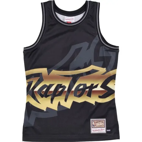 Sportswear, male, , Size: L Toronto Raptors Basketball Tank Top - Mitchell & Ness - Modalova