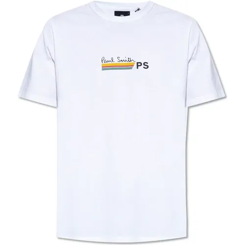 T-Shirt mit Logo , Herren, Größe: S - PS By Paul Smith - Modalova