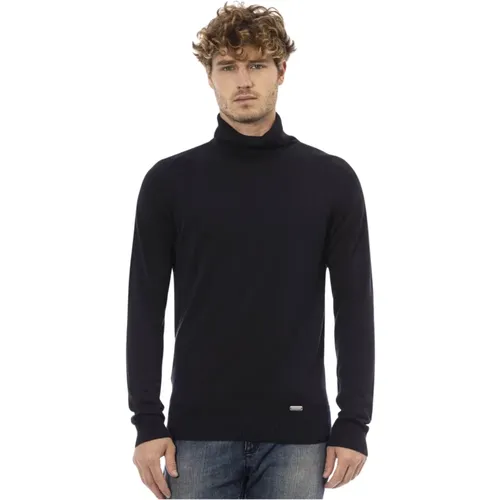 Trendy Sweater with Monogram Detail , male, Sizes: 3XL, XL, 2XL - Baldinini - Modalova