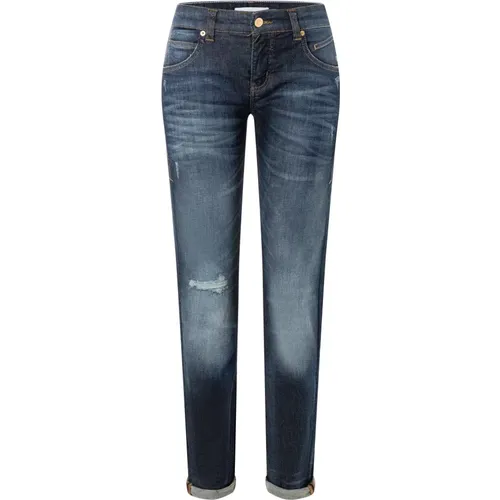 Jeans - Friend, Authentic Stretch Denim , Damen, Größe: M L30 - MAC - Modalova