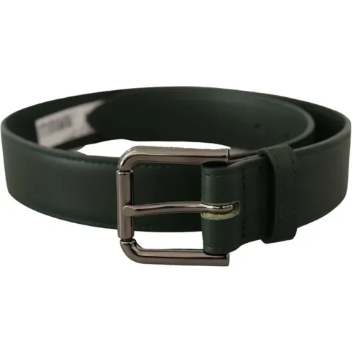 Army Leather Logo Belt , female, Sizes: 60 CM - Dolce & Gabbana - Modalova