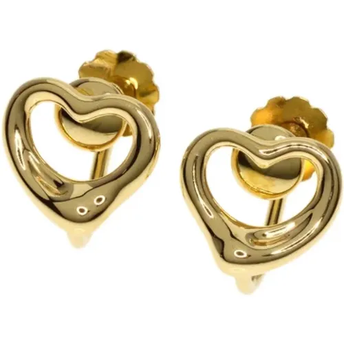 Pre-owned Jewellery, female, , Size: ONE SIZE Pre-owned Gold earrings - Tiffany & Co. Pre-owned - Modalova