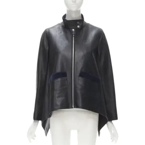 Pre-owned Leather outerwear , female, Sizes: S - Hermès Vintage - Modalova