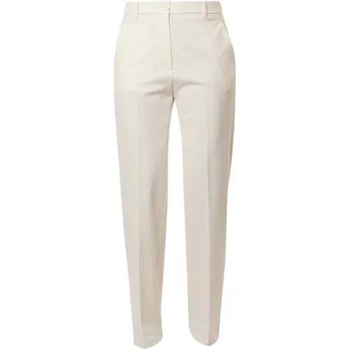 Trousers Cream , female, Sizes: S - Semicouture - Modalova