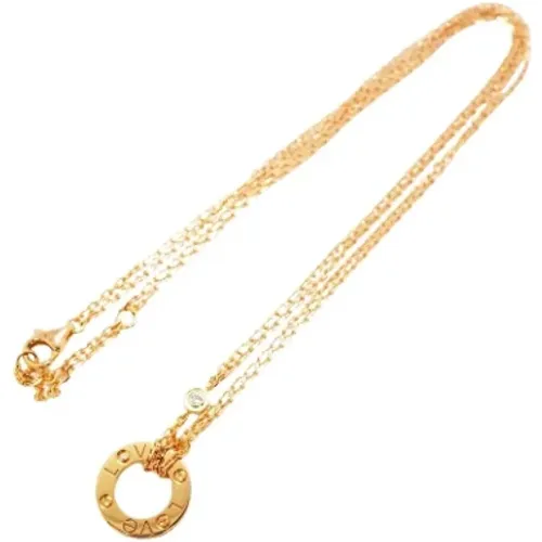 Pre-owned Jewellery, female, , Size: ONE SIZE Pre-owned Rose Gold necklaces - Cartier Vintage - Modalova