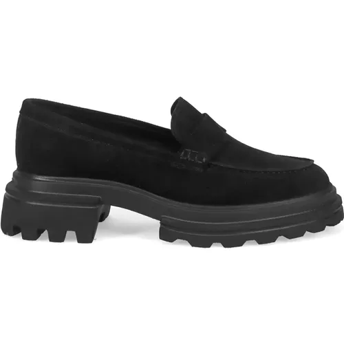 Saddle Moccasins with Extra-Light Sole , female, Sizes: 4 1/2 UK, 3 UK, 5 UK, 6 UK, 3 1/2 UK, 2 UK, 4 UK, 5 1/2 UK, 7 UK - Hogan - Modalova