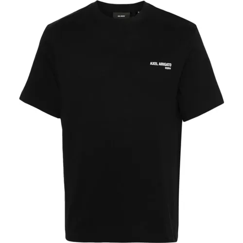 Schwarzes T-Shirt mit Logo-Print - Axel Arigato - Modalova