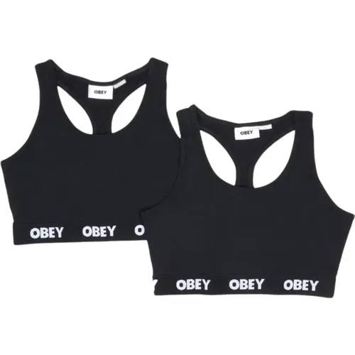 Bras, female, , Size: S Bralette 2 Pack - Obey - Modalova