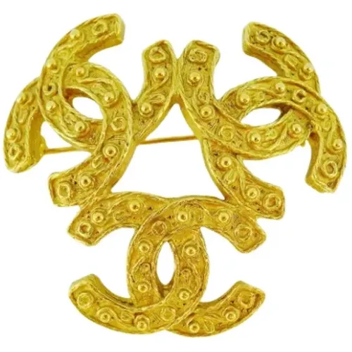 Pre-owned Jewellery, female, , Size: ONE SIZE Pre-owned Gold chanel-jewelry - Chanel Vintage - Modalova