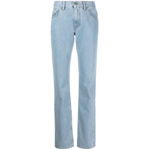 Casual Blaue Gerades Jeans , Damen, Größe: W27 - The Attico - Modalova