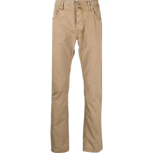 Cowboy-style Slim-fit Denim Jeans , male, Sizes: W35 - Jacob Cohën - Modalova