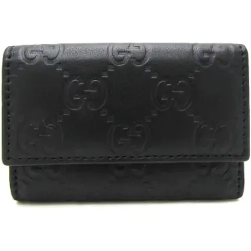 Pre-owned Accessories, unisex, , Size: ONE SIZE Pre-owned Leather wallets - Gucci Vintage - Modalova