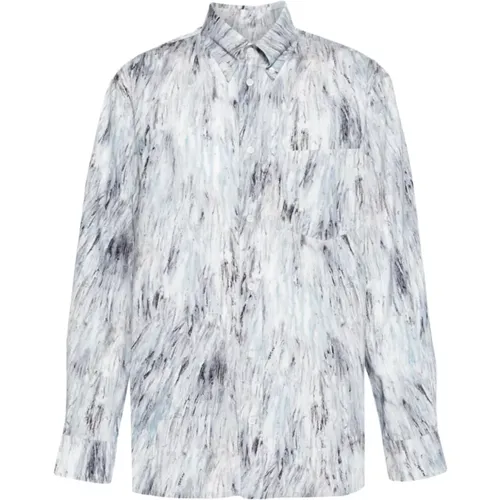 Poplin Frost Shirt , male, Sizes: XS, XL, M, L, 3XL - Marni - Modalova